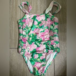 Janie and jack size 4 toddler ruffle strap one piece swimsuit